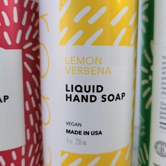 Rena Hand Soap Fig Tree Lemon Verbena Cucumber Blossom Liquid 3 Piece Bundle HTF - Picture 3 of 5